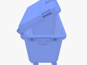 Dumpster v2 weathered 3D Model
