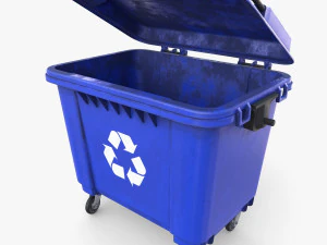 Dumpster v2 weathered 3D Model