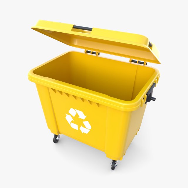 Dumpster v3 3D Модель .c4d .max .obj .3ds .fbx .stl .blend 