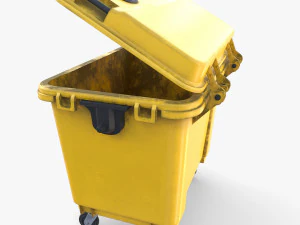 Dumpster v3 weathered 3D Model
