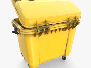 Dumpster v3 weathered 3D Model