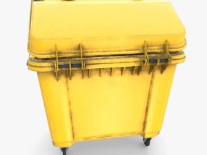 Dumpster v3 weathered 3D Model