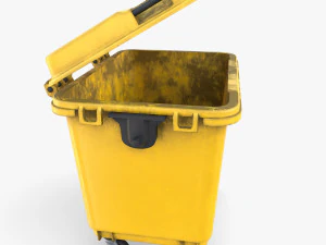 Dumpster v3 weathered 3D Model