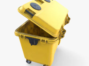 Dumpster v3 weathered 3D Model