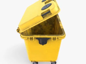 Dumpster v3 weathered 3D Model