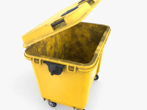 Dumpster v3 weathered 3D Model