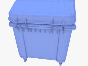 Dumpster v3 weathered 3D Model