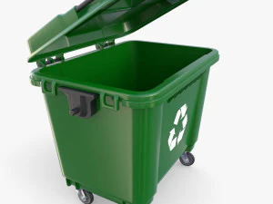 M&uuml;llcontainer v4 3D Modell