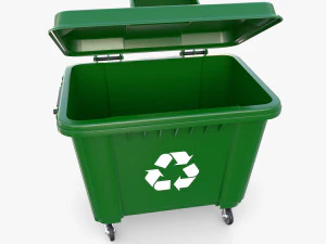 M&uuml;llcontainer v4 3D Modell