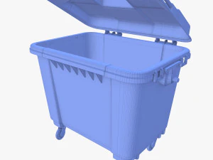 M&uuml;llcontainer v4 3D Modell
