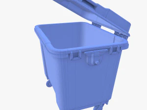 M&uuml;llcontainer v4 3D Modell