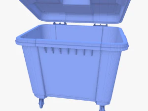 M&uuml;llcontainer v4 3D Modell