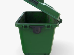 Dumpster v4 weathered 3D Model