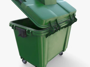 Dumpster v4 weathered 3D Model