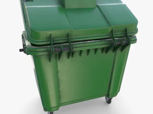 Dumpster v4 weathered 3D Model