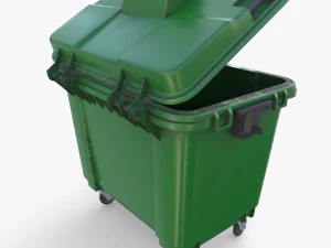 Dumpster v4 weathered 3D Model