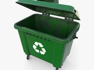 Dumpster v4 weathered 3D Model