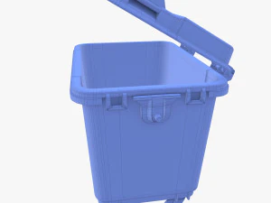 Dumpster v4 weathered 3D Model