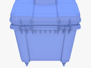 Dumpster v4 weathered 3D Model