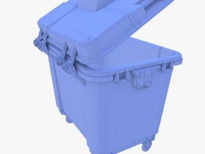 Dumpster v4 weathered 3D Model
