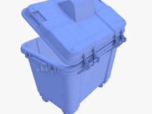 Dumpster v4 weathered 3D Model