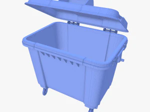 Dumpster v4 weathered 3D Model