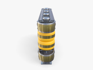 Tileable rolling barrier v1 3D Модель