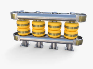 Barriera scorrevole piastrellabile v1 Modello 3D