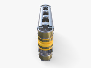 Tileable rolling barrier v1 3D Модель