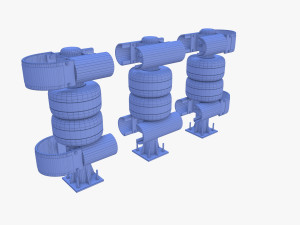 Tileable rolling barrier v1 3D Модель