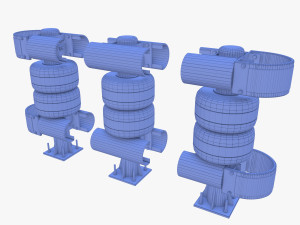 Tileable rolling barrier v1 3D Модель