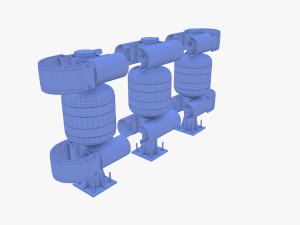 Tileable rolling barrier v2 3D Model