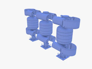 Barriera a rotolamento piastrellabile v2 alterata Modello 3D