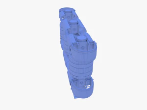 Barriera a rotolamento piastrellabile v2 alterata Modello 3D