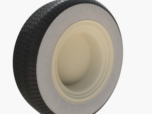 Generic 50s sedan wheel Modelo 3D