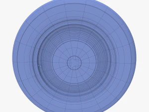 Типовое колесо седана 50-х годов 3D Модель