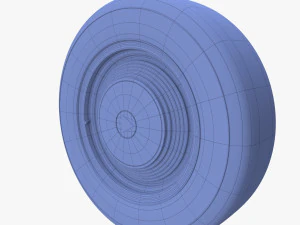 Типовое колесо седана 50-х годов 3D Модель