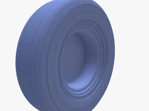 Типовое колесо седана 50-х годов 3D Модель