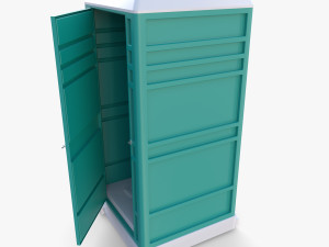 Portable toilet v2 Model 3D