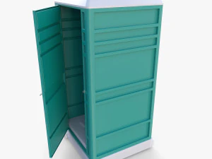 휴대용 화장실 v2 3D 모델