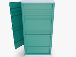 Portable toilet v2 Model 3D
