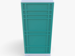 Portable toilet v2 Model 3D
