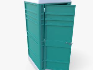 Portable toilet v2 Model 3D