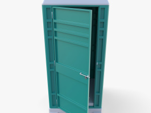 Portable toilet v2 Model 3D