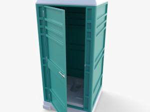Portable toilet v2 Model 3D