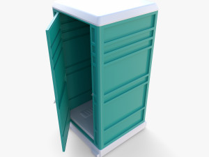 Portable toilet v2 Model 3D