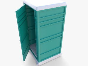 Portable toilet v2 Model 3D