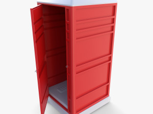 Portable toilet v3 3D 모델