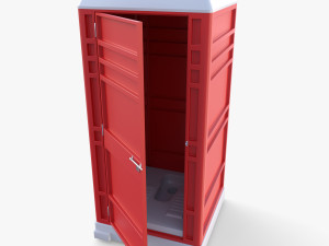 Portable toilet v3 3D 모델