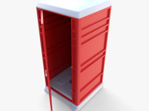 Portable toilet v3 3D 모델